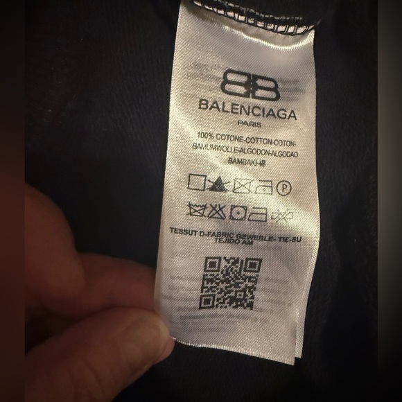 Balenciaga Black Hoodie Large - Picture 8 of 12